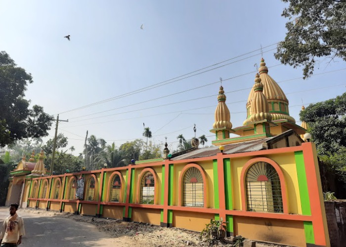 Temple grounds at sunrise
